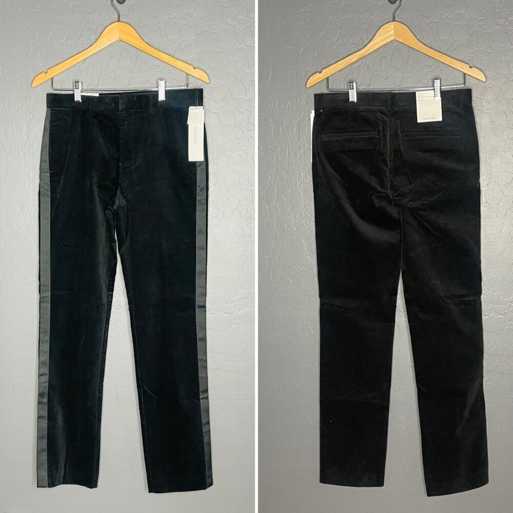 Calvin Klein Slim Fit Velvet Pants